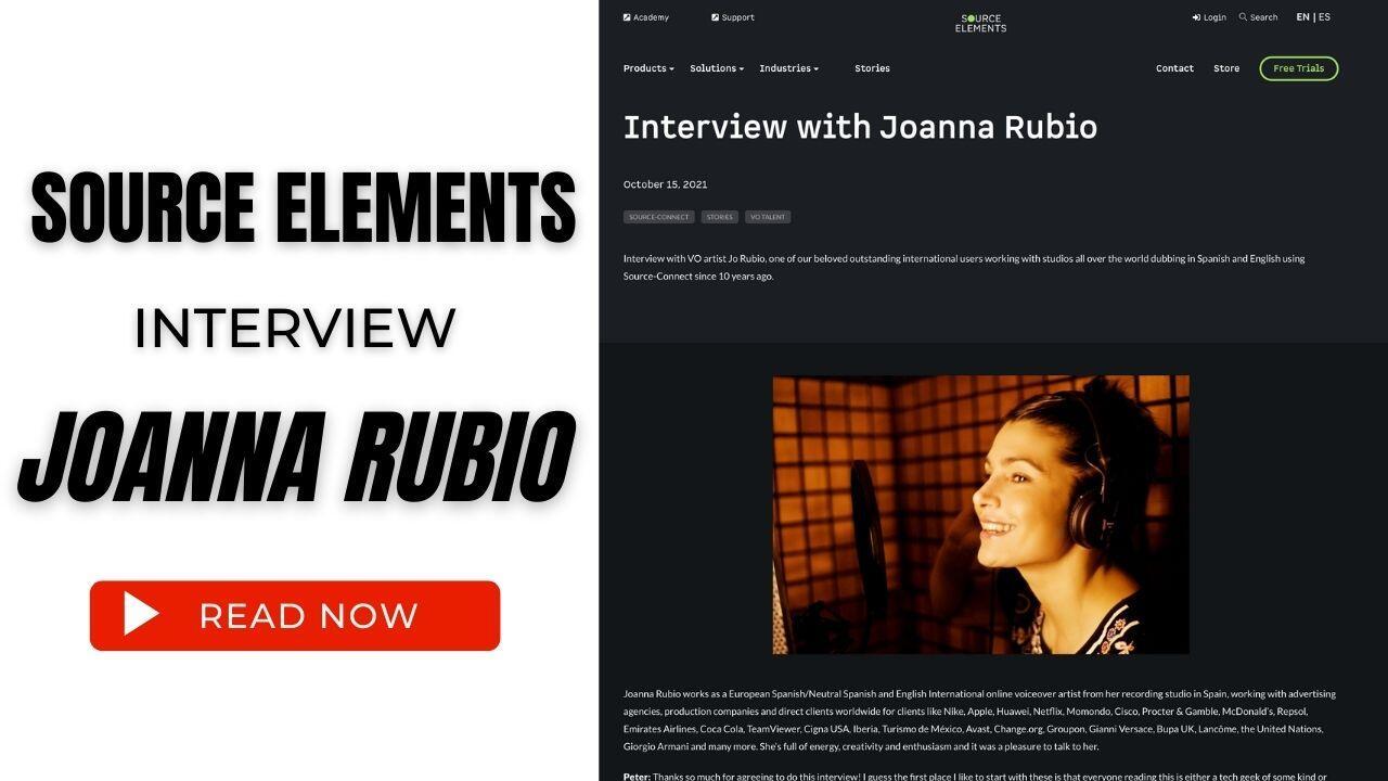 Looking for a Spanish voice-over? Hire the most professional female Spanish voice talent online - Joanna Rubio Productions